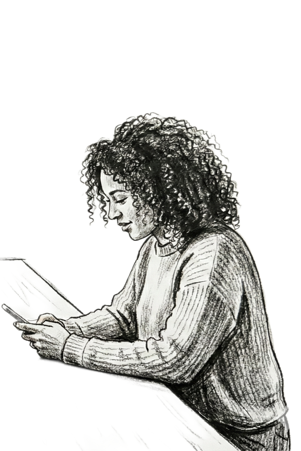 Woman using TalkToMeet